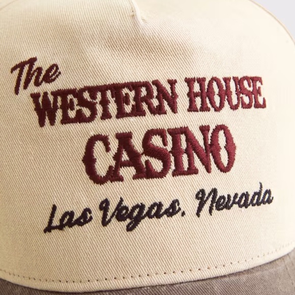 A&F | ‘Western House Casino’ SnapBack Hat NWT - Picture 4 of 6